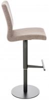 Barhocker Cadiz Stoff schwarz grau 