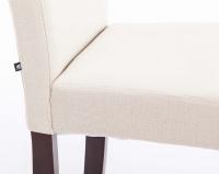 2er Set Esszimmerstuhl Ina Stoff cappuccino creme 2er Set Esszimmerstuhl Ina Stoff cappuccino creme