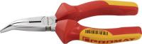 Flachrundzange L.200mm verchr.40Grad gew.VDE Mehrkomp.-Hülle PROMAT  