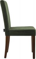 2er Set Esszimmerstuhl Ina Cord antik dunkel grün 