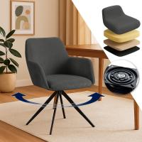 Esszimmerstuhl Olema Cord grau 