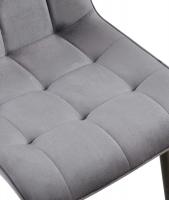 Esszimmerstuhl Gifford Samt dunkelgrau 