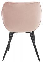 Stuhl Tanna Samt pink 