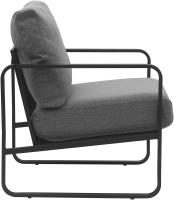 Lounger Manea Stoff dunkelgrau 