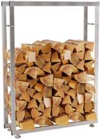 Kaminholzständer Keri V2 25x80x150 cm edelstahl 