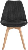 4er Set Stuhl Linares Cord anthrazit 