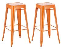 2er Set Barhocker Joshua orange 