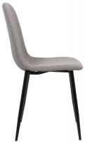 4er Set Stühle Giverny Stoff grau 