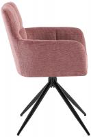 2er Set Esszimmerstuhl Jonah Stoff rubinrot 