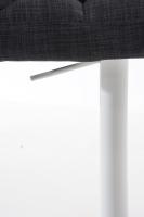 Barhocker Damaso W Stoff dunkelgrau 