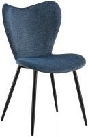 Esszimmerstuhl Maika Stoff blau 