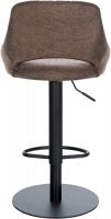 Barhocker HD Milet B Stoff braun 
