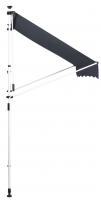Klemmmarkise Westerly 200x120 cm anthrazit 