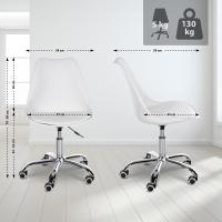 Arbeitshocker Laflin weiß 