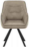 Stuhl Pettuli Stoff taupe 