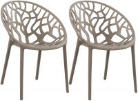 2er Set Stuhl Hope taupe 