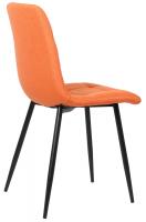 2er Set Esszimmerstuhl Tilde Stoff orange 