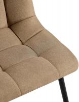 4er Set Esszimmerstuhl Tilde Stoff taupe 