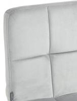 2er Set Barhocker Peru Samt chrom grau 