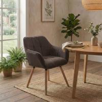 Esszimmerstuhl Vienna Cord natura braun