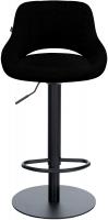 2er Set Barhocker HD Milet B Stoff schwarz 