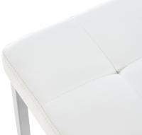 2er Set Sitzhocker Barci weiß 