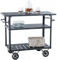 Servierwagen Spring antik silber 