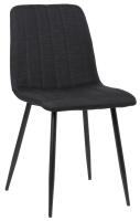 Stuhl Dijon Stoff schwarz Stuhl Dijon Stoff schwarz