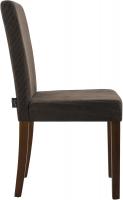 2er Set Esszimmerstuhl Ina Cord antik dunkel braun 