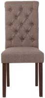 Esszimmerstuhl Lisburn  Stoff taupe 
