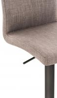 Barhocker Cadiz Stoff schwarz grau 