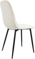 4er Set Esszimmerstuhl Maryam Samt creme 