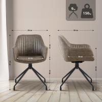 Esszimmerstuhl Welby Vintage grau 