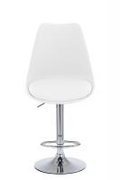 Barhocker Tilly chrom weiß 