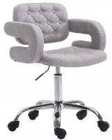 Arbeitshocker Dublin Stoff grau