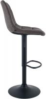 Barhocker Mapun Stoff dunkelgrau 