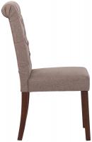 Esszimmerstuhl Lisburn  Stoff taupe 