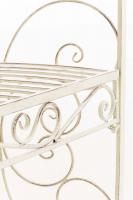 Halbpavillon Rosie mit Sitzbank antik-creme 