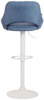Barhocker Milet Stoff weiß blau 