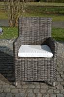 Stuhl Fontana / Sankt Marlo Cremeweiss 5mm grau-meliert 