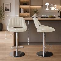Barhocker HD Milet C Kunstleder creme Barhocker HD Milet C Kunstleder creme