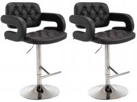 2er Set Barhocker Dublin schwarz