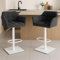 Barhocker Damaso W Cord dunkelgrau Barhocker Damaso W Cord dunkelgrau