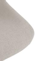 2er Set Barhocker Loft Stoff creme 