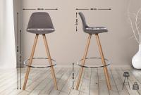 Barhocker Corbin Stoff Rund natura taupe Barhocker Corbin Stoff Rund natura taupe