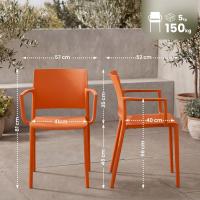 Stuhl Valtor orange 