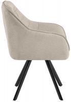 Stuhl Pettuli Stoff creme 