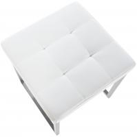 2er Set Sitzhocker Barci weiß 