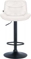 2er Set Barhocker Vonore Samt schwarz creme 