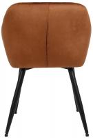 Besucherstuhl Emia Samt braun 